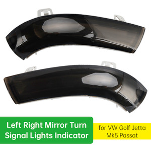 2009-2010 Seat Alhambra Pair Side Mirror Indicator Turn Signal Light 1K0949101 Smoke Generic