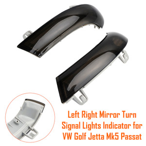 2009-2010 Seat Alhambra Pair Side Mirror Indicator Turn Signal Light 1K0949101 Smoke Generic