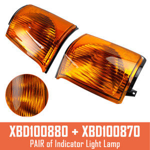 1999-2002 Land Rover Discovery 2 Pre-Facelift Models PAIR of Indicator Light Lamp XBD100880 XBD100870 Yellow Generic
