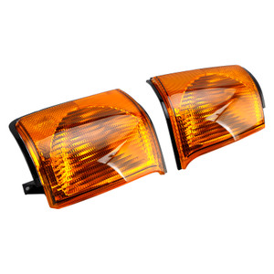 1999-2002 Land Rover Discovery 2 Pre-Facelift Models PAIR of Indicator Light Lamp XBD100880 XBD100870 Yellow Generic