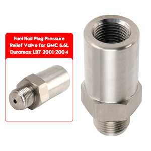 2001-2004 Chevrolet Silverado 2500HD/3500HD 6.6L Fuel Rail Plug Pressure Relief Valve Generic