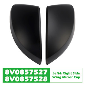 2014-2019 Audi A3/S3/Rs3 Models Left& Right Side Wing Mirror Cap 8V0857527 8V0857528 Generic