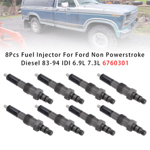 1983-1994 Ford Non Powerstroke IDI 6.9L 7.3L 8Pcs Fuel Injector 6760301 780435 Generic