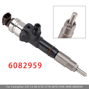 1Pcs Fuel Injector For Caterpillar CAT C3.3B 257D 277D 287D 259D 289D 6082959