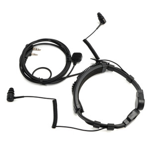 K-Head Binaural Telescopic Throat Mic Headset for TK-208 TK-220 TH-D7 TH-F6