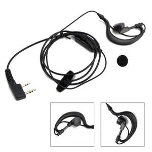 K-031 Pressure Wire Earhook Headset For TK-208 TH-D7 RPU416A KG-UVD1 TG-K4AT