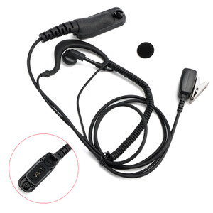8268-614 Curved Earhook Headset For XPR6300 XiR P8200 DP3400 DGP4150 APX1000