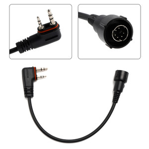 H42 Headphones Replaceable Plug to A24 Converter Cable For ICOM A25CE A25N A24