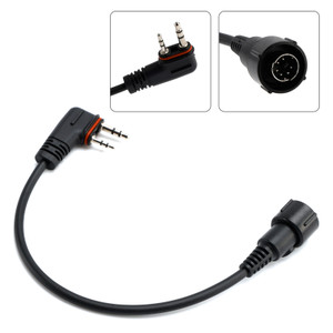 H42 Headphones Replaceable Plug to A24 Converter Cable For ICOM A25CE A25N A24