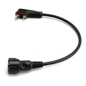 H42 Headphones Replaceable Plug to A24 Converter Cable For ICOM A25CE A25N A24