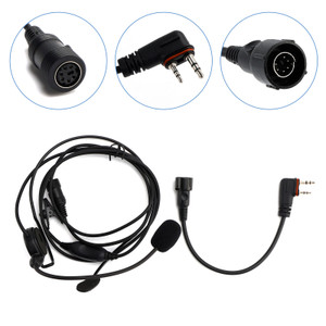 616-C2 Rear-Mounted Tactical Earhook Headset A24 Conversion Line For A25CE A25N