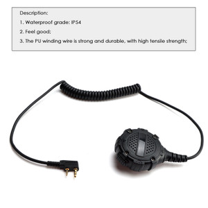 K-SM28 Round Microphone Speaker for TK-208 TH-D7 RPU416A KG-UVD1 TG-K4AT PX-777