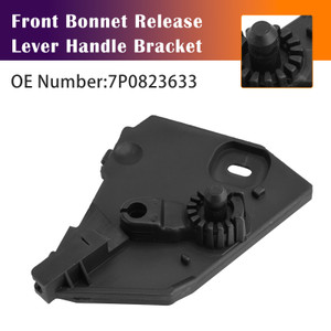 2011-2017 VW Touareg Front Bonnet Release Lever Handle Bracket 7P0823633 Black Generic