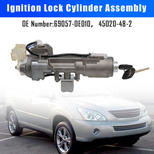 2004-2006 Lexus RX330 3.3L Ignition Lock Cylinder Assembly 2 Keys 69057-0E010 Generic