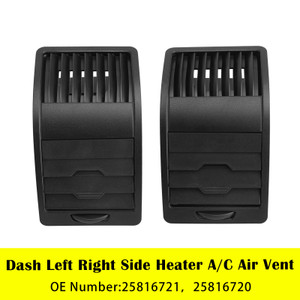 2006-2010 Hummer H3 H3T Dash Left Right Heater A/C Air Vent Outlet Grille 25816721 25816720 Generic