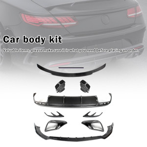 2019-2021 Mercedes Benz S-Class W217 S63 S65 AMG Coupe C217 Carbon Fiber Bumper Body Generic