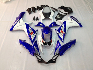 Fairings Plastics Suzuki GSXR600 GSXR750 K11 Blue White GSXR Racing (2011-2014)