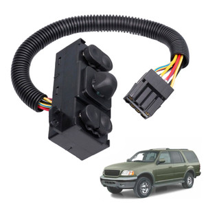 1992-2005 Ford Expedition Excursion Navigator Explorer Power Seat Switch Left Control Switch F65Z14A701AA Generic