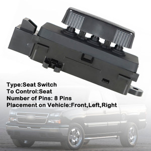 Front Power Seat Switch 12450256 For Chevy Silverado 1500 2500