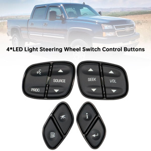 2003-2006 Chevy Suburban 4Light Steering Wheel Switch Control Buttons Generic