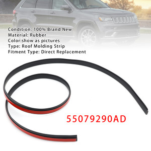 2011-2022 Jeep Grand Cherokee Right Roof Molding Strip 55079290AD Generic