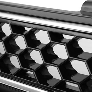 2010-2014 Volkswagen Golf MK6 GTI Style Front High Bar Black Chrome Trim Grille 5K0-853-651-AL-QWA Generic