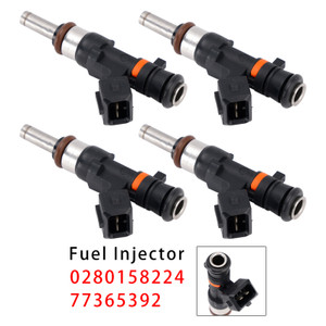 2008-2014 Alfa Romeo FIAT Lancia 4Pcs Fuel Injector 0280158224 77365392 Generic