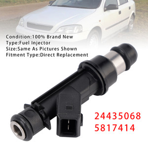 2003-2010 Vauxhall Meriva Petrol 1Pcs Fuel Injector 24435068 5817414 Generic