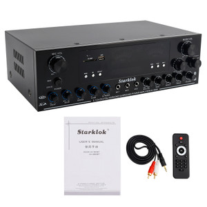 3000W Stereo HiFi Power Amplifier 5.1Channel Subwoofer Bluetooth Amplifier Audio