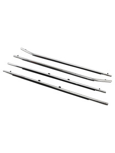 4PCS Weatherstrips Seal 72410-TK8-A11 Door Belt Molding For Odyssey 2011-2017