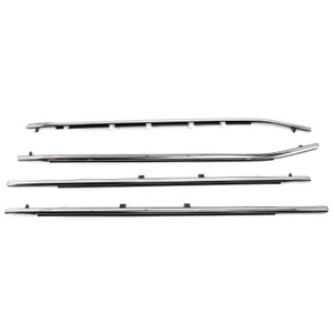 4PCS Weatherstrips Seal 72410-TK8-A11 Door Belt Molding For Odyssey 2011-2017