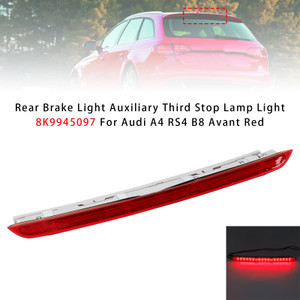 2008-2015 Audi A4 Avant B8 (8K5) Rear Brake Light Auxiliary Third Stop Lamp Light 8K9945097 Red Generic