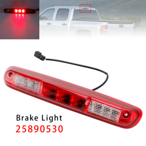 2007-2013 GMC Sierra 1500 2500 3500 LED Third Brake Light 25890530 Generic