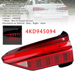 2019-2023 Audi A6 C8 Right LED Inner Tail Light Assembly 4KD945094 Generic