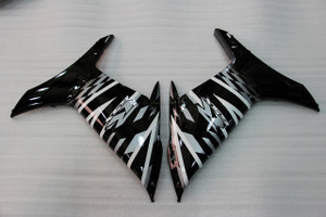 Fairings Plastics Suzuki GSXR600 GSXR750 K11 White Black Silver Checkered GSXR (2011-2014)
