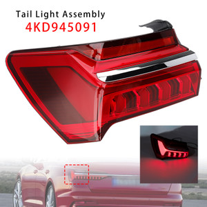2019-2023 Audi A6 C8 Left LED Outer Tail Light Assembly 4KD945091 Generic
