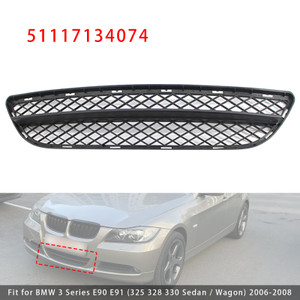 2006-2008 BMW 3 Series E90 E91 Front Bumper Lower Grille 51117134074 Generic