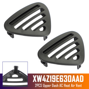 2002 Ford Thunderbird 2PCS Upper Dash AC Heat Air Vent Black XW4Z19E630AAD Generic