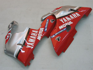 Fairings Yamaha YZF-R1 Silver Red Fortuna Racing (2000-2001)