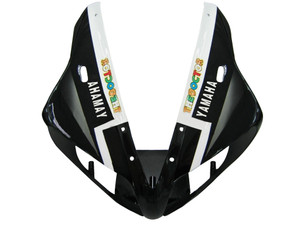 Fairings Yamaha YZF-R1 Black White No.46 FIAT Racing (2002-2003)