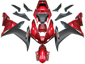 Fairings Yamaha YZF-R1 Red Black R1 Racing (2002-2003)
