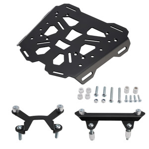 2023-2026 Suzuki V-Strom 800 DE/ RE Aluminum Top Rack Luggage Carrier Plate Matte Black Generic