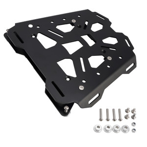 2018-2025 BMW F750GS F850GS Aluminum Top Rack Luggage Carrier Plate Black Generic