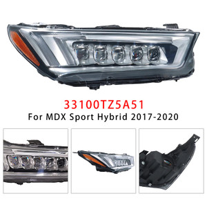 2017-2020 MDX Base Front Right LED Headlight 33100TZ5A51 Generic