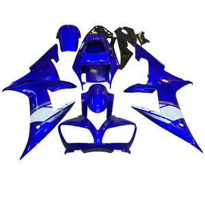 2002-2003 Yamaha YZF-R1 Super Blue R1 Racing Amotopart Fairings Customs Fairing