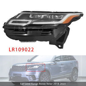 2018-2023 Land Range Rover Velar Front Left LED Headlight LR109022 Generic