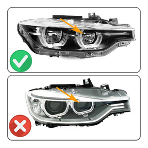 2016-2019 BMW 3 Series F30 320i 330i 340i Right LED Headlight 63117419630 Generic