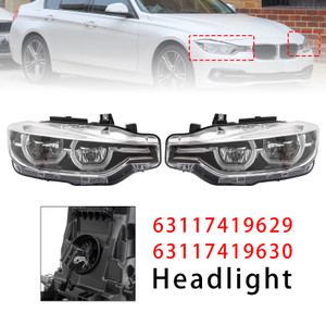 2016-2019 BMW 3 Series F30 320i 330i 340i Left+Right LED Headlight 63117419629 63117419630 Generic