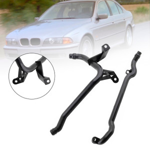 1994-2009 BMW E46 E83 X3 E53 X5 2*Water Engine Heater Inlet Coolant Pipe 11537502000 Generic