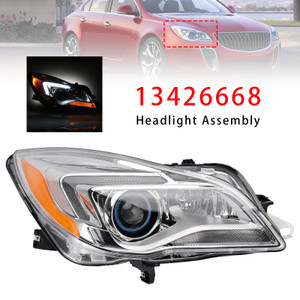 2014-2017 Buick Regal HID Xenon Right Headlight 13426668 Generic